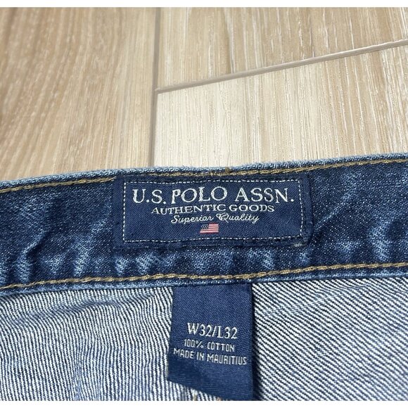 Vintage US Polo Assn 1890 Straight Jeans - Men Size 32 X 32 - Picture 11 of 16
